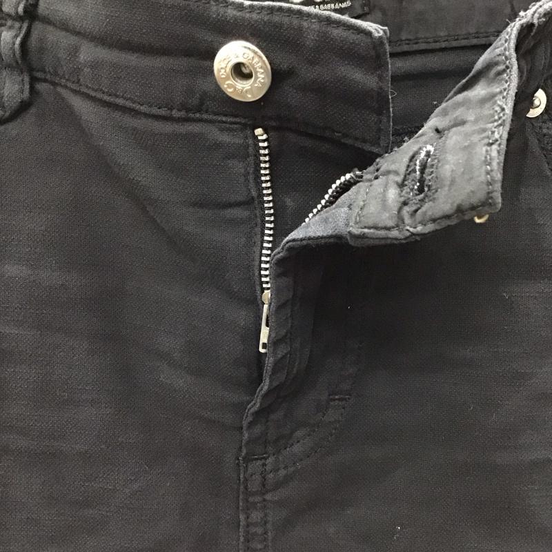 ドルチェアンドガッバーナ DOLCE&GABBANA スカート ミニスカート 26インチ 無地 黒 / ブラック /  レディース USED 古着 中古 10123414
