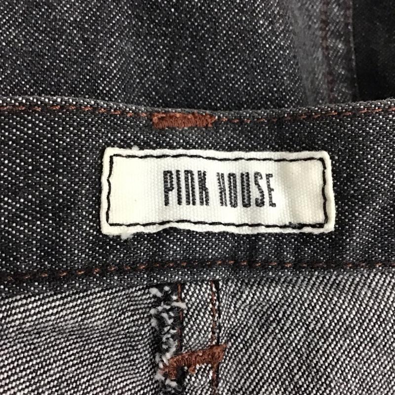 ピンクハウス PINK HOUSE スカート ロングスカート デニムロングスカート カジュアルスカート フレアスカート L  黒 / ブラック /  レディース USED 古着 中古 10121650