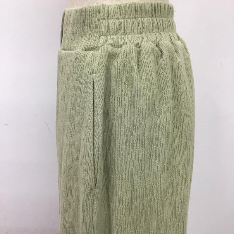 ビス ViS スカート ロングスカート BVC-12310-A ふくれジャガードタイトスカート FREE 無地 薄緑 / ライトグリーン /  レディース USED 古着 中古 10116303