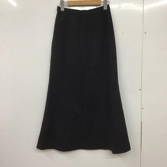 ジーナシス JEANASIS スカート ロングスカート JS050661TS ヌバックライクマーメイドスカート M 無地 黒 / ブラック /  レディース USED 古着 中古 10140245