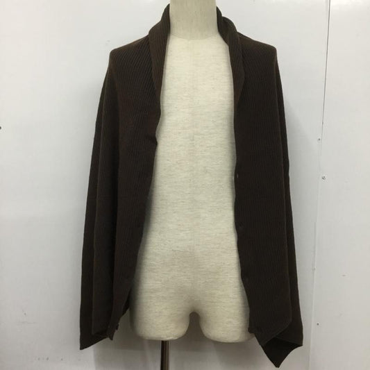 バラストアーク BALLAST ARK マフラー マフラー BA04-K002 マルチウェイ ボレロ ポンチョ ベスト タグ付き 無地 茶 / ブラウン / X 紺 / ネイビー /  メンズ USED 古着 中古 10143280