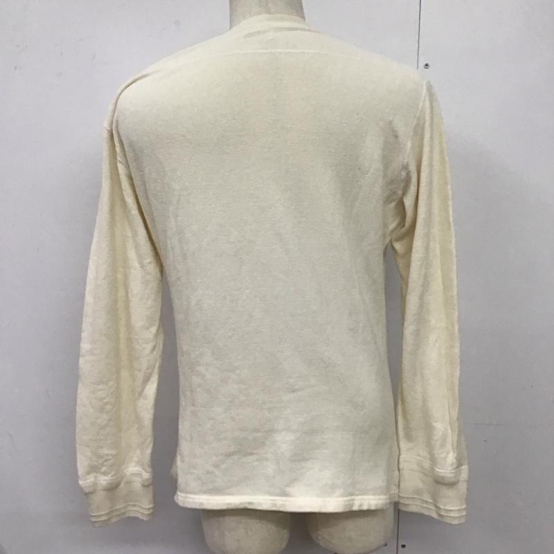 ハリウッドランチマーケット HOLLYWOOD RANCH MARKET カットソー 長袖 長袖カットソー クルーネックカットソー ロングスリーブカットソー プリントTシャツ プリント 白 / ホワイト /  メンズ USED 古着 中古 10124360