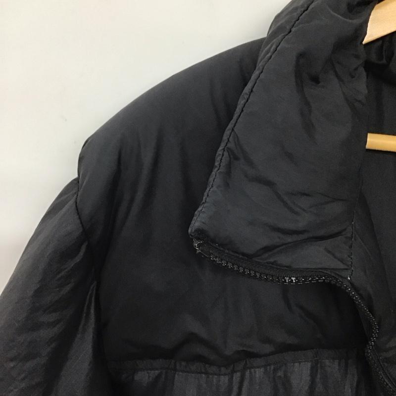 ザノースフェイス THE NORTH FACE ジャケット、上着 ジャンパー、ブルゾン ジップアップジャケット ナイロンジャケット アウター ダウンジャケット ロゴ、文字 黒 / ブラック /  メンズ USED 古着 中古 10140686