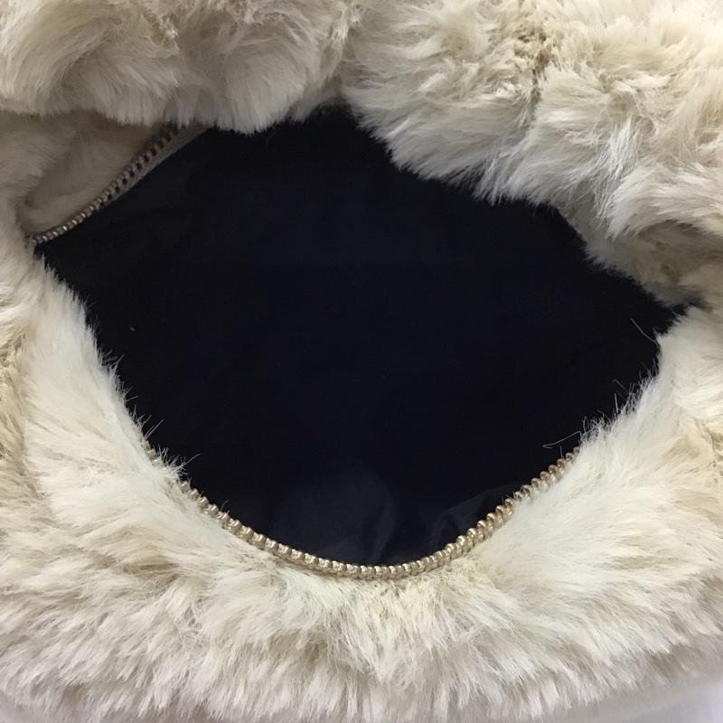 ザラ ZARA ハンドバッグ ハンドバッグ フェイクファー 無地 ベージュ / ベージュ /  レディース USED 古着 中古 10119358