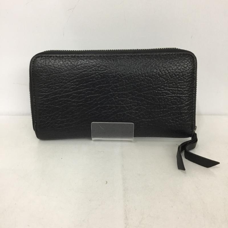 メゾン マルジェラ Maison Margiela 財布 長財布 ラウンドファスナー 無地 黒 / ブラック /  メンズ USED 古着 中古 10145163