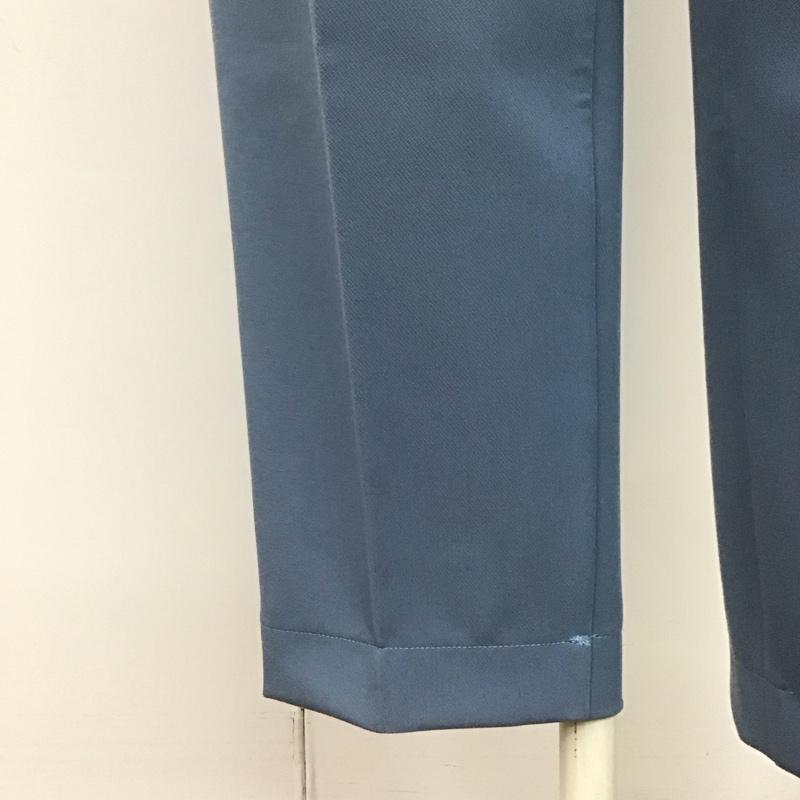 ザラ ZARA パンツ スラックス スラックスパンツ ワイドパンツ カジュアルパンツ センタータックパンツ M 無地 青 / ブルー /  レディース USED 古着 中古 10117834