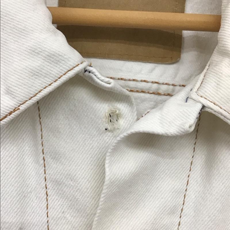 リーバイス Levi s ジャケット、上着 ジャケット、ブレザー デニムジャケット Gジャン 40 無地 白 / ホワイト /  メンズ USED 古着 中古 10134527