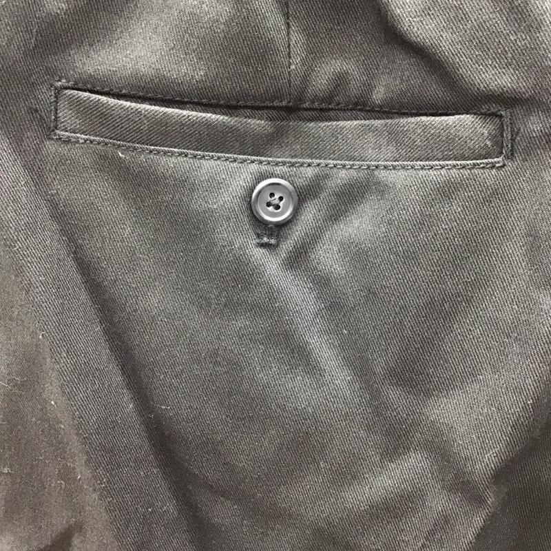 フリークスストア FREAK S STORE パンツ スラックス スラックスパンツ ワイドパンツ カジュアルパンツ センタータックパンツ L 無地 黒 / ブラック /  メンズ USED 古着 中古 10113905