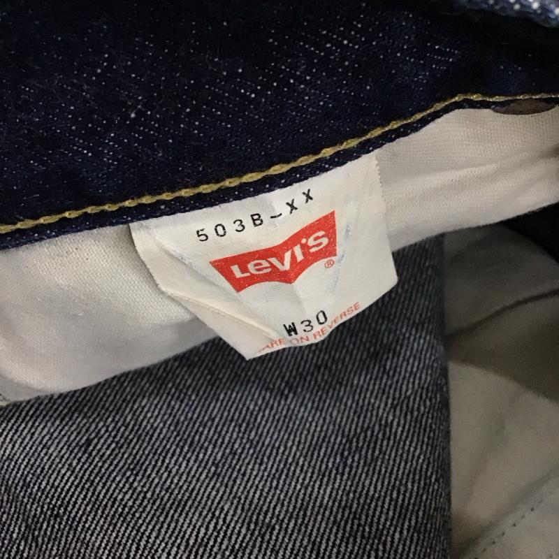 リーバイス Levi s パンツ デニム、ジーンズ 503B-XX W30 90年代 日本製 30インチ 無地 インディゴ / インディゴ /  メンズ USED 古着 中古 10113939