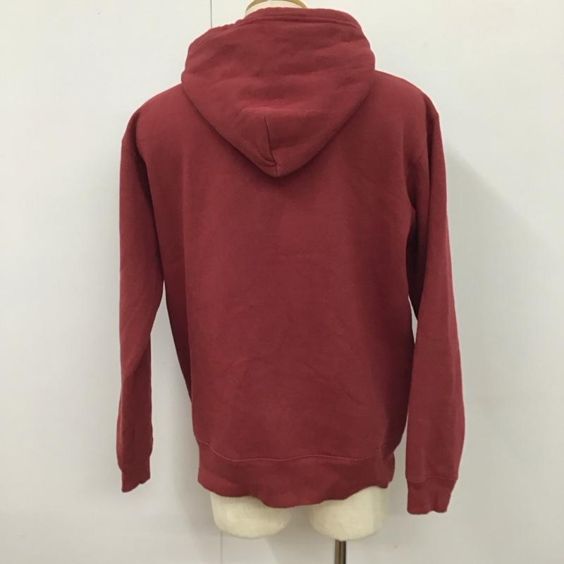 カオス フィッシング クラブ Chaos Fishing Club パーカー 長袖 プルオーバー スウェット 裏起毛 フーディー M ロゴ、文字 えんじ / ワインレッド /  メンズ USED 古着 中古 10123515