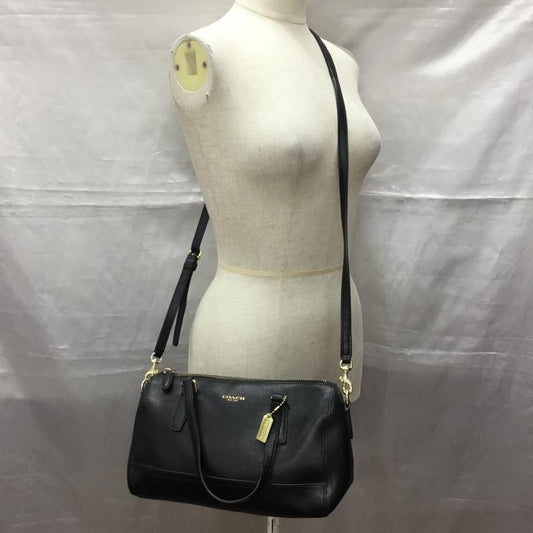 コーチ COACH ハンドバッグ ハンドバッグ 49392 2WAY ショルダー ロゴ、文字 黒 / ブラック /  レディース USED 古着 中古 10115583