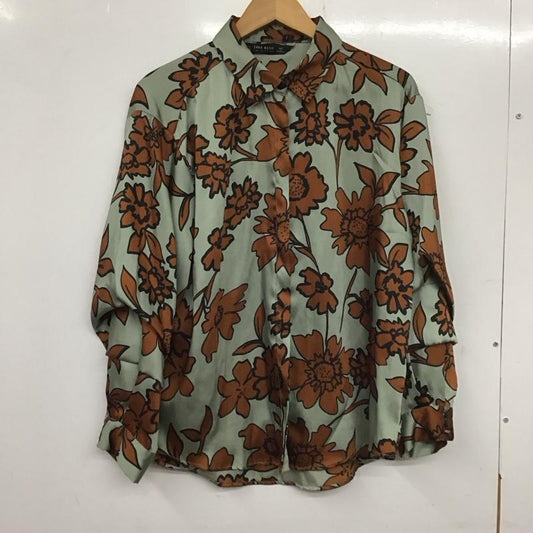 ザラ ZARA シャツ、ブラウス 長袖 S 総柄 マルチカラー / マルチカラー /  レディース USED 古着 中古 10139263
