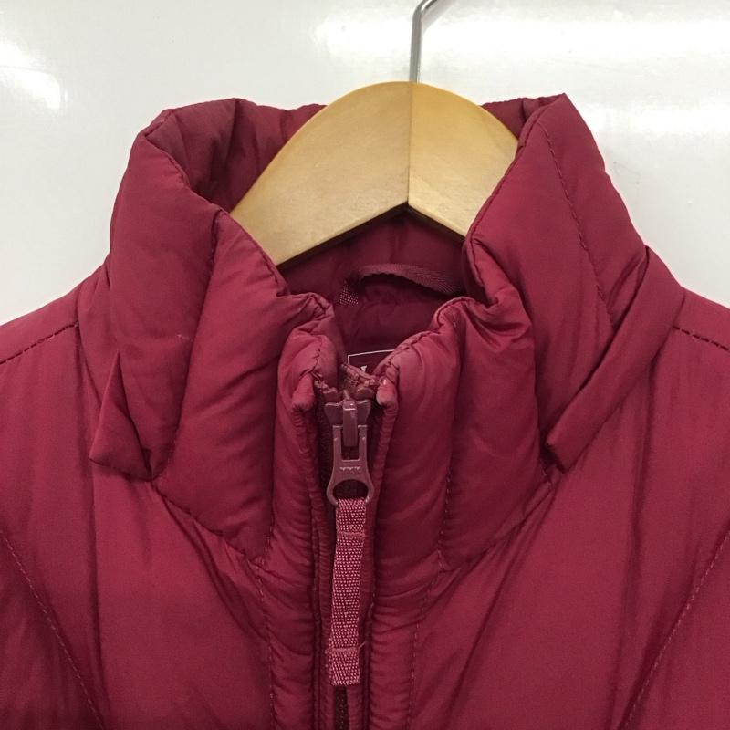 エルエルビーン L.L.Bean ジャケット、上着 ジャケット、ブレザー ジップアップジャケット アウター ダウンジャケット S 無地 えんじ / ワインレッド /  レディース USED 古着 中古 10136453