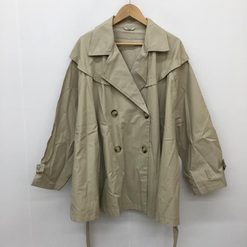 ミスティック mystic コート トレンチコート 2 無地 ベージュ / ベージュ /  レディース USED 古着 中古 10137456