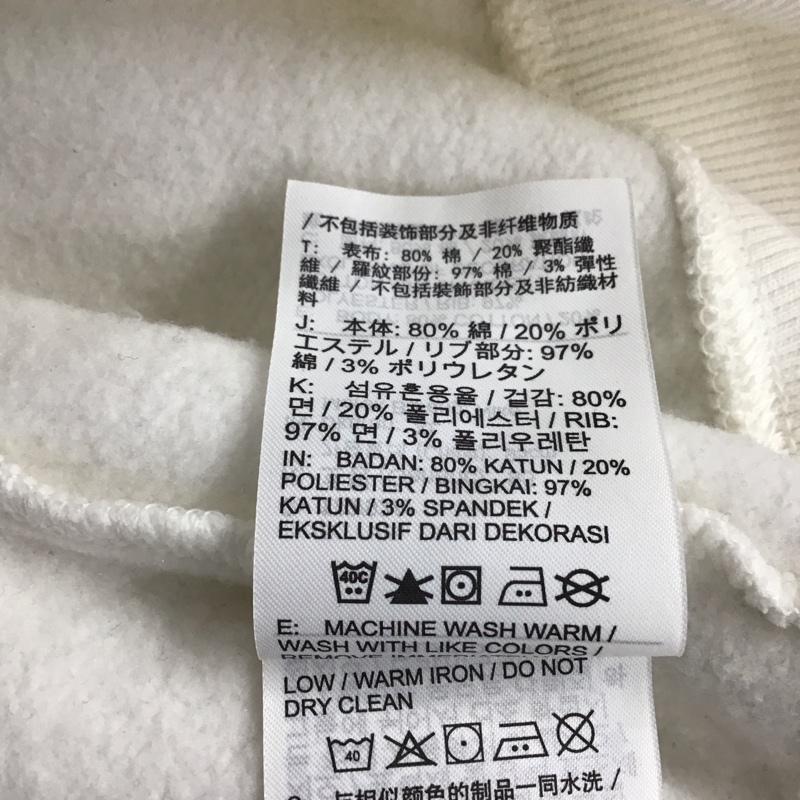 ナイキ NIKE トレーナー 長袖 DQ5734-133 スウェット 裏起毛 XL ワンポイント 白 / ホワイト /  レディース USED 古着 中古 10121575