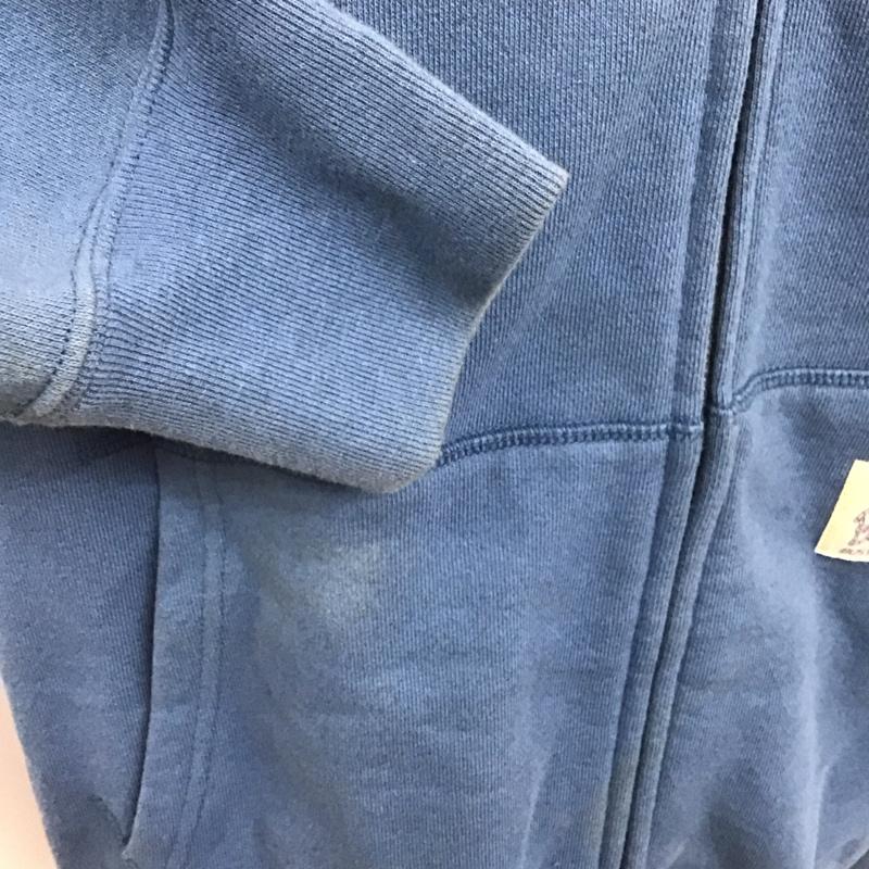 アベイシングエイプ A BATHING APE パーカー 長袖 ジップアップパーカー 長袖パーカー フード付きパーカー XXL 無地 青 / ブルー /  メンズ USED 古着 中古 10107398