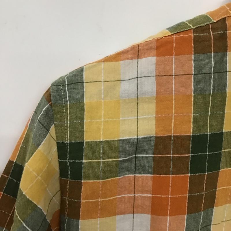 アベイシングエイプ A BATHING APE シャツ、ブラウス 半袖 半袖シャツ 無地シャツ ポケットシャツ S チェック マルチカラー / マルチカラー /  メンズ USED 古着 中古 10137176