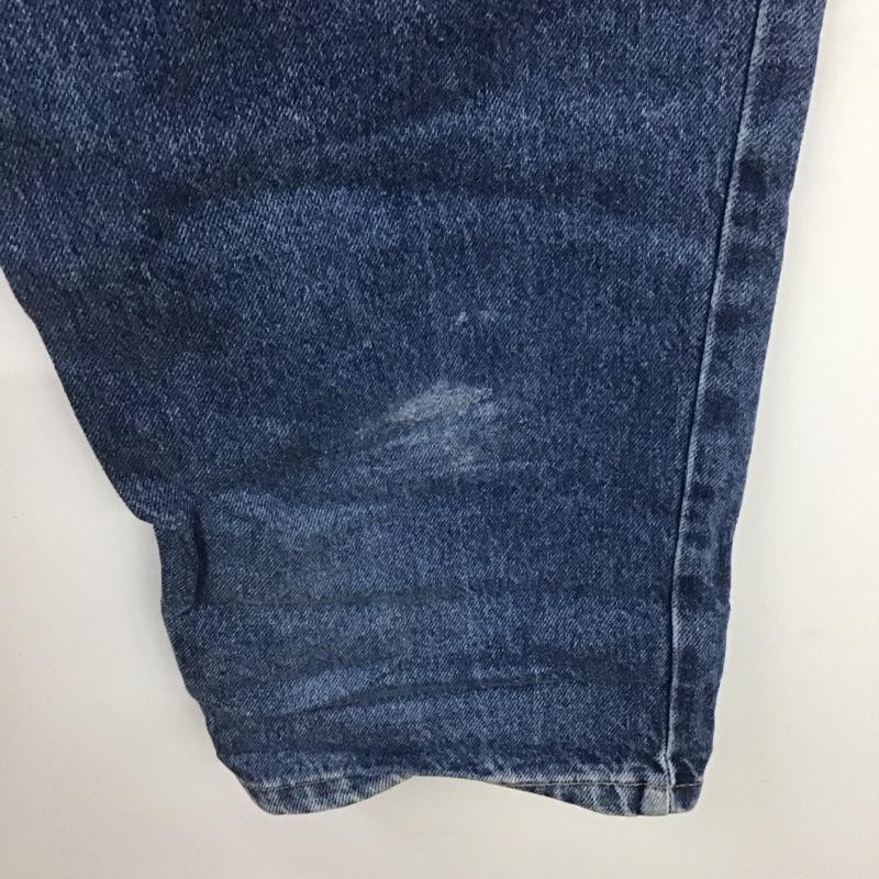 トミー ジーンズ TOMMY JEANS パンツ デニム、ジーンズ デニムパンツ ストレートパンツ ワイドパンツ カジュアルパンツ 36 ロゴ、文字 インディゴ / インディゴ /  メンズ USED 古着 中古 10107530