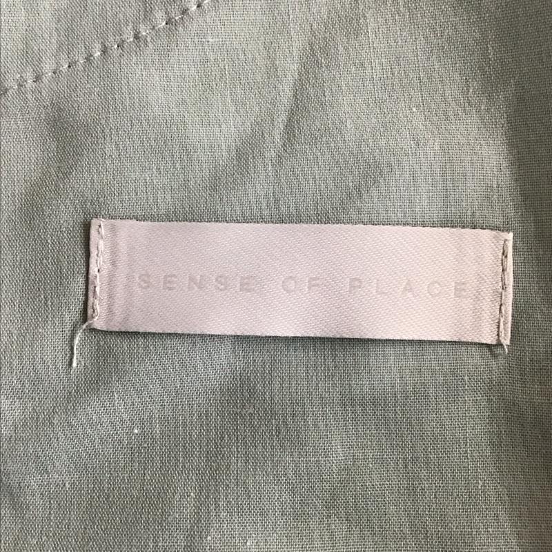 センスオブプレイスバイアーバンリサーチ SENSE OF PLACE by URBAN RESEARCH パンツ スラックス AA16-14A023 センタープレスストレートパンツ L 無地 水色 / ライトブルー /  メンズ USED 古着 中古 10118344