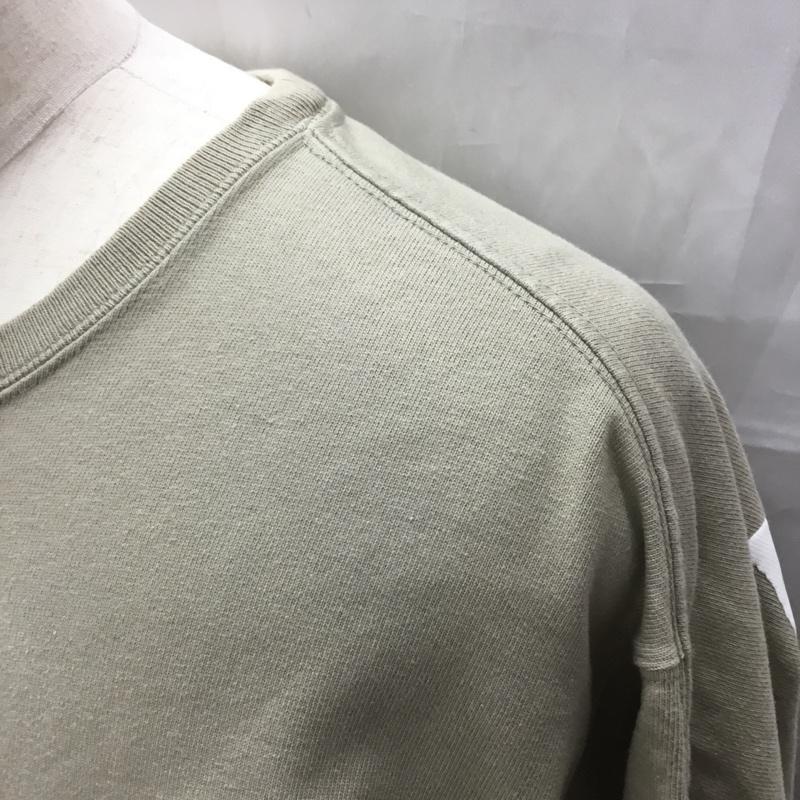 マンハッタンポーテージ Manhattan Portage カットソー 長袖 21FWMP-IN19-JF バックプリントロングスリーブTシャツ XL ロゴ、文字 ベージュ / ベージュ /  メンズ USED 古着 中古 10111342