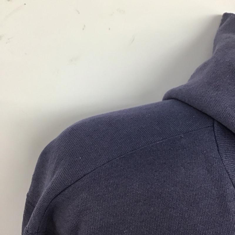 ヘインズ HANES パーカー 長袖 M 無地 紺 / ネイビー /  メンズ USED 古着 中古 10124060