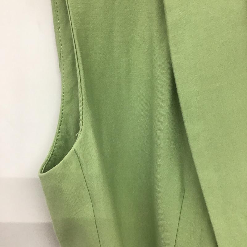 ザラ ZARA ベスト ベスト 7760 816 508 ジレ ロング丈 S 無地 薄緑 / ライトグリーン /  レディース USED 古着 中古 10139235