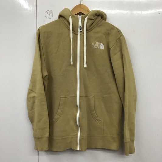 ザノースフェイス THE NORTH FACE パーカー 長袖 nt11530 リアビューフルジップフーディ ジップアップパーカー M ロゴ、文字 ベージュ / ベージュ /  メンズ USED 古着 中古 10129088