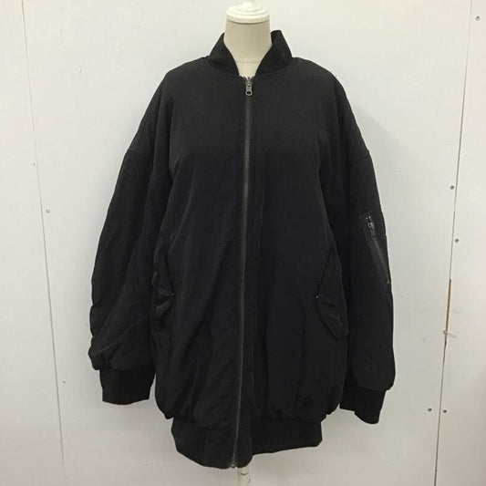 ジーナシス JEANASIS ジャケット、上着 ジャケット、ブレザー js071002st ジップアップジャケット アウター リバーシブル FREE 無地 黒 / ブラック /  レディース USED 古着 中古 10124744