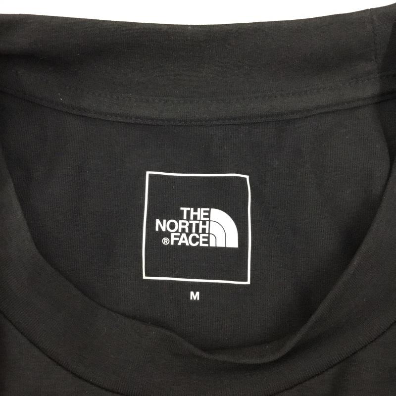 ザノースフェイス THE NORTH FACE カットソー 長袖 nt32331r スタンダード限定Tシャツ ロンT プリントTシャツ 直営店限定 M ロゴ、文字 黒 / ブラック /  メンズ USED 古着 中古 10120487