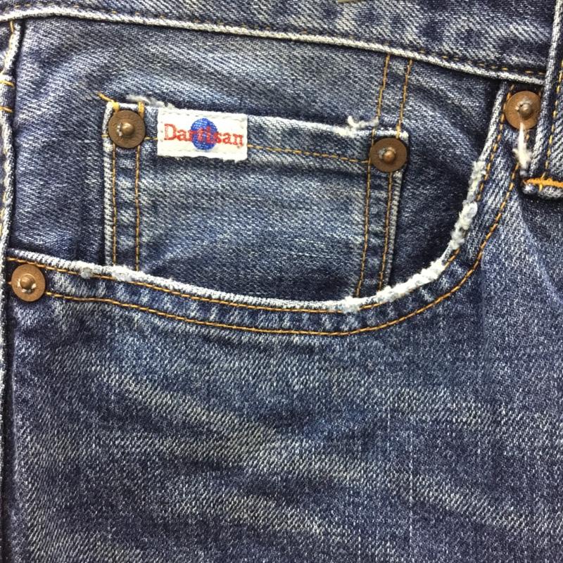 ステュディオ・ダ・ルチザン STUDIO D ARTISAN パンツ デニム、ジーンズ デニムパンツ ストレートパンツ ワイドパンツ カジュアルパンツ 36 無地 インディゴ / インディゴ /  メンズ USED 古着 中古 10111938