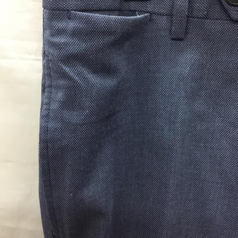 アデイインザライフ A Day in the Life パンツ スラックス スラックスパンツ スリムパンツ カジュアルパンツ センタータックパンツ ストレッチパンツ S 無地 青 / ブルー /  メンズ USED 古着 中古 10122275