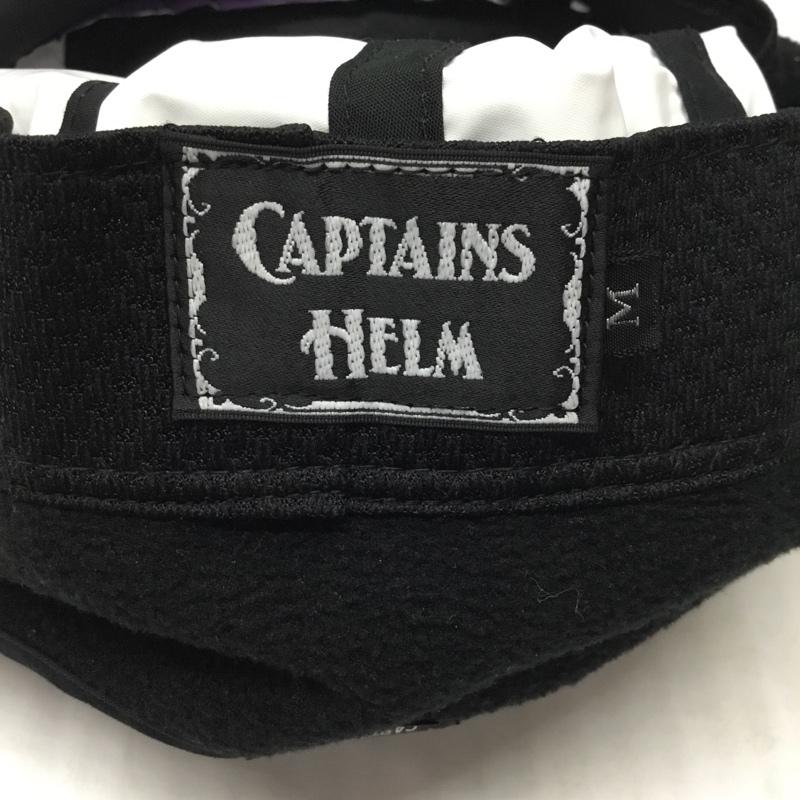 キャプテンズヘルム Captains Helm 帽子 キャップ イヤーフラップ ジェットキャップ アウトドア ロゴ、文字 紫 / パープル /  メンズ USED 古着 中古 10120987