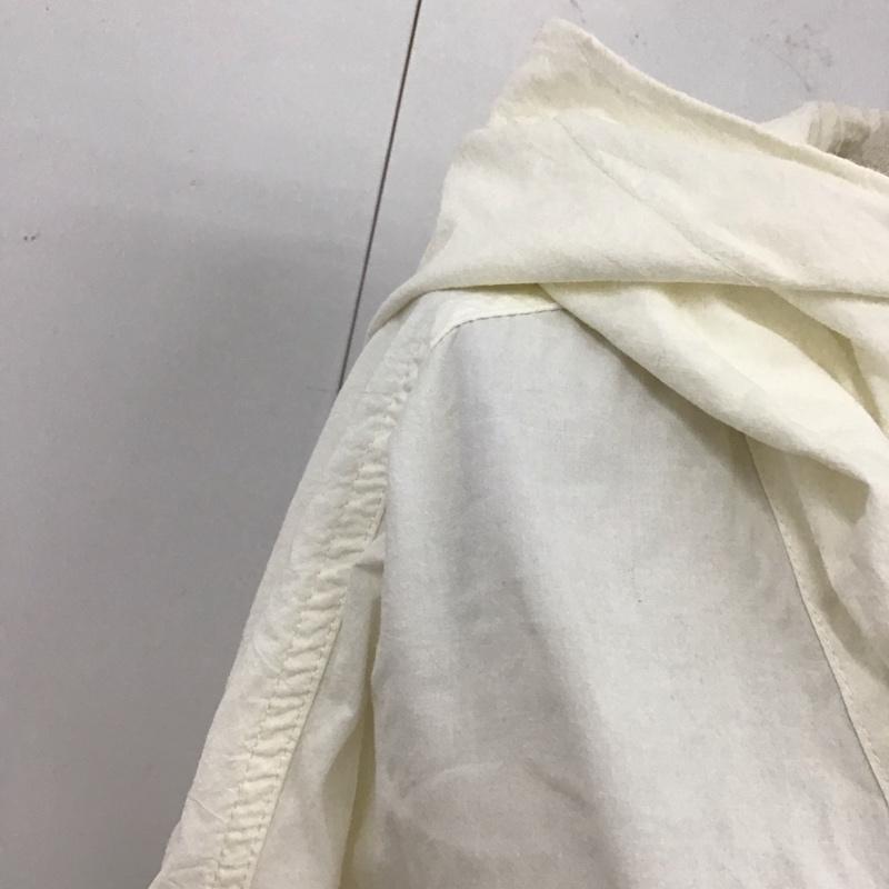 ニコアンド niko and... パーカー 長袖 S213CA15FL フーディー ワイド L 無地 白 / ホワイト /  レディース USED 古着 中古 10115896