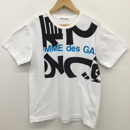 コムデギャルソン COMME des GARCONS Tシャツ 半袖 OC-T003 コムデギャルソン COMME DES GARCONS Tシャツ L ロゴ、文字 白 / ホワイト /  メンズ USED 古着 中古 10127855