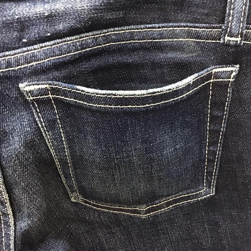 マウジー MOUSSY パンツ デニム、ジーンズ 029ASA12-0010 カットオフデニム スリムパンツ ストレッチパンツ 無地 インディゴ / インディゴ /  レディース USED 古着 中古 10116935