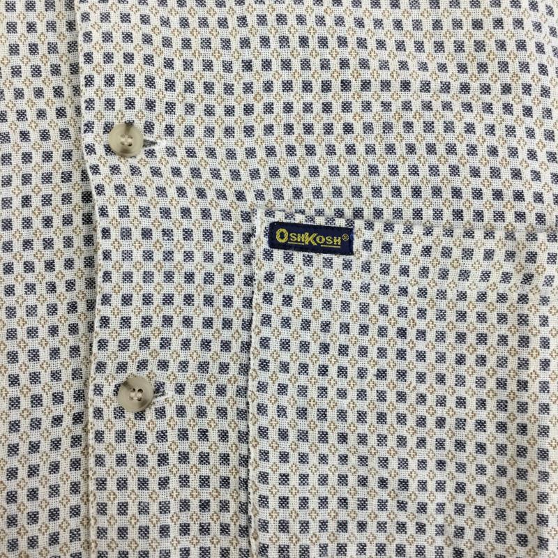 オシュコシュ OSHKOSH シャツ、ブラウス 長袖 L  アイボリー / アイボリー / X 紺 / ネイビー / X キャメル / キャメル /  メンズ USED 古着 中古 10134506