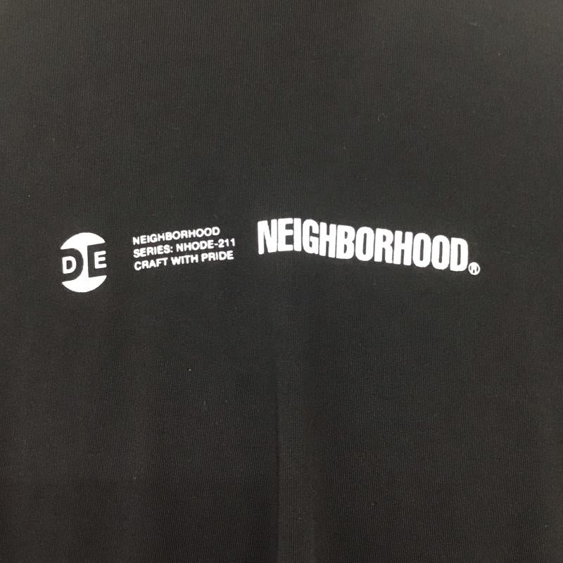 ネイバーフッド NEIGHBORHOOD カットソー 長袖 長袖カットソー クルーネックカットソー ロングスリーブカットソー プリントTシャツ XL ロゴ、文字 黒 / ブラック /  メンズ USED 古着 中古 10112710