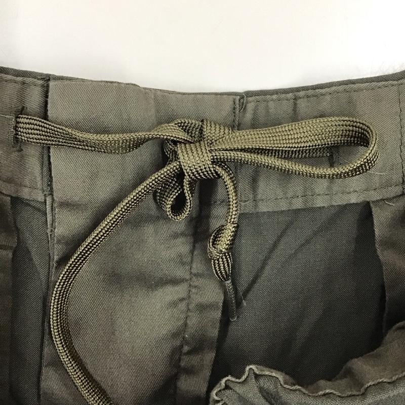 グリーンレーベルリラクシング green label relaxing パンツ スラックス 3214-186-2487 SOLOTEX テーパードパンツ カジュアルパンツ XS 無地 カーキ / カーキ /  メンズ USED 古着 中古 10115465