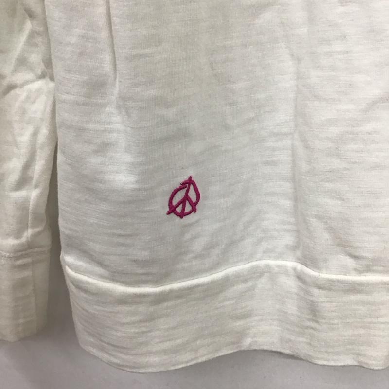 ナイキ NIKE Tシャツ 長袖 長袖カットソー プリントカットソー クルーネック M プリント 白 / ホワイト /  メンズ USED 古着 中古 10145690