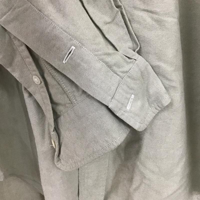 ポロバイラルフローレン Polo by RALPH LAUREN シャツ、ブラウス 長袖 長袖シャツ 無地シャツ カラーシャツ ボタンダウンシャツ ロゴ、文字 灰 / グレー /  メンズ USED 古着 中古 10148047