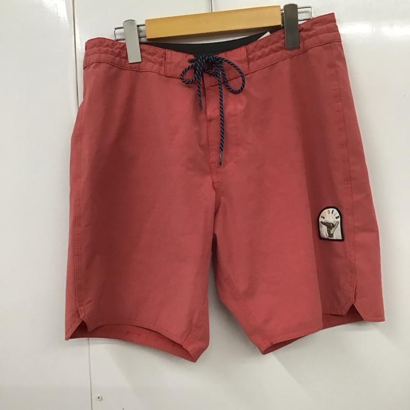 ヴィスラ VISSLA パンツ ショートパンツ ハーフパンツ ショートパンツ カジュアルパンツ 31インチ 無地 赤 / レッド /  メンズ USED 古着 中古 10114705