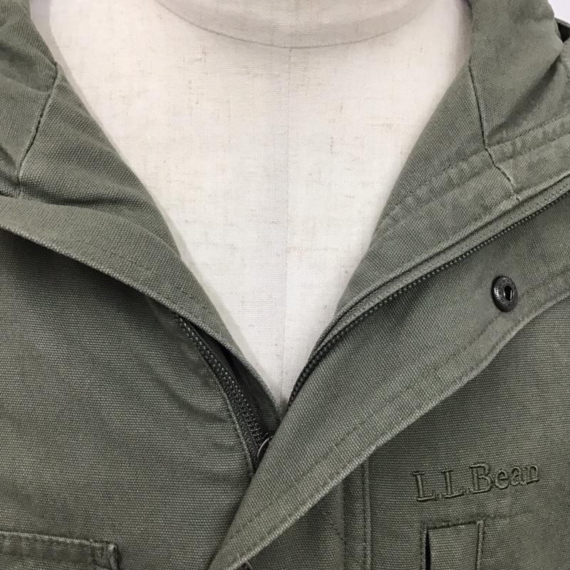 エルエルビーン L.L.Bean ジャケット、上着 ジャケット、ブレザー 7C045 マウンテンパーカー コットン M ロゴ、文字 カーキ / カーキ /  メンズ USED 古着 中古 10123519