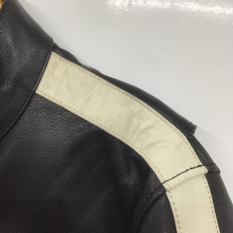 古着 USED ジャケット、上着 レザージャケット M 無地 黒 / ブラック /  メンズ USED 古着 中古 10143354