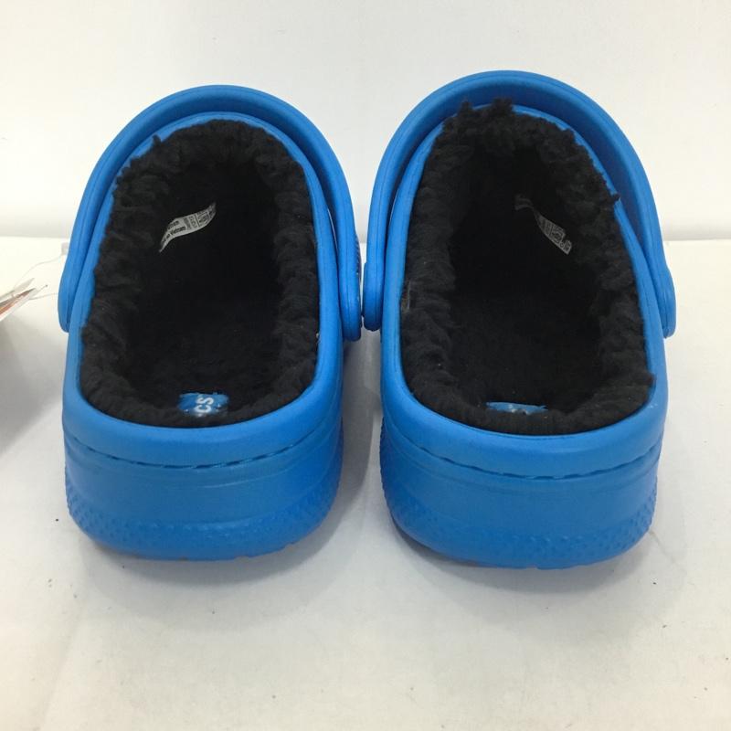 クロックス crocs シューズ シューズ relen lined clog k 18.5cm 18.5cm 無地 青 / ブルー /  ボーイズ USED 古着 中古 10125075