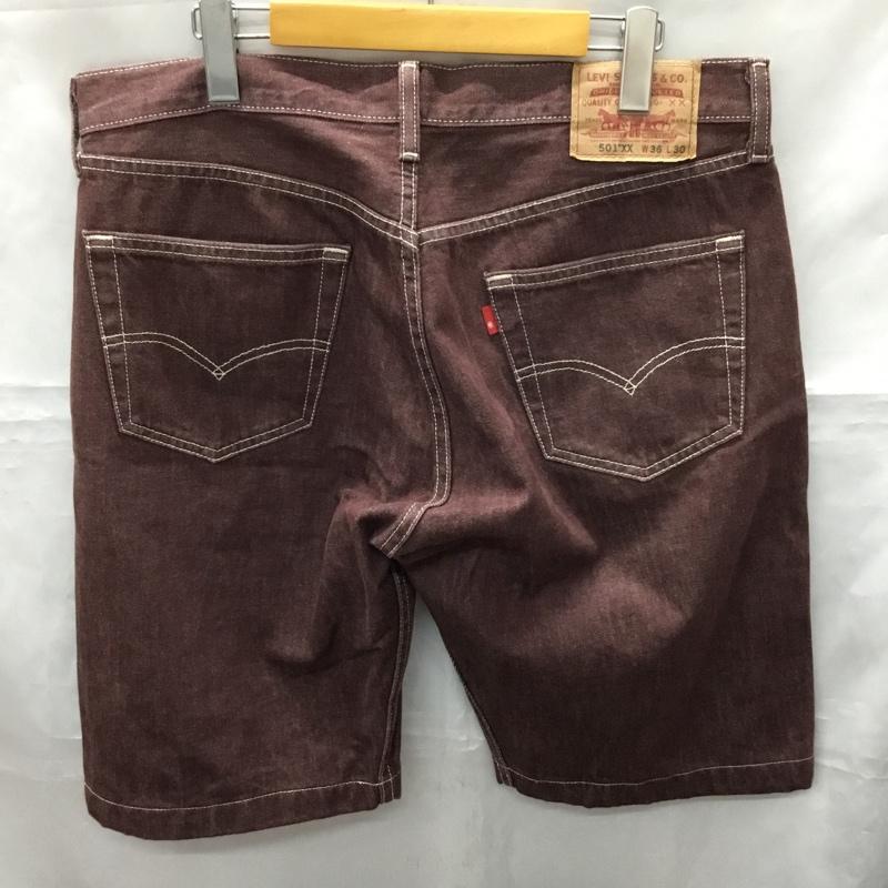 リーバイストラウスアンドコー Levi Strauss & co. パンツ ショートパンツ ショートパンツ ハーフパンツ カジュアルパンツ デニムパンツ 36 無地 えんじ / ワインレッド /  メンズ USED 古着 中古 10108749