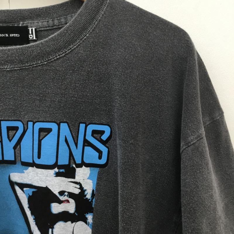 ＵＳフルギ US古着 Tシャツ 半袖 GOOD ROCX SPEED スコーピオンズ バンドTシャツ L プリント ダークグレー / ダークグレー /  メンズ USED 古着 中古 10148478