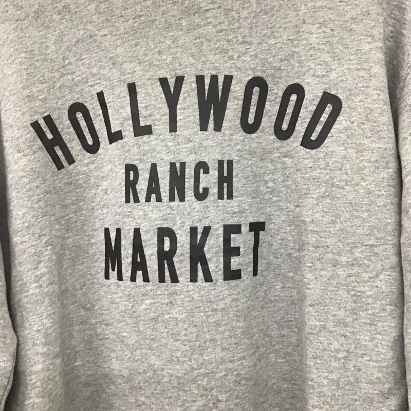 ハリウッドランチマーケット H.R MARKET トレーナー 長袖 長袖トレーナー スウェット クルーネック プルオーバー newera S ロゴ、文字 灰 / グレー /  メンズ USED 古着 中古 10139769
