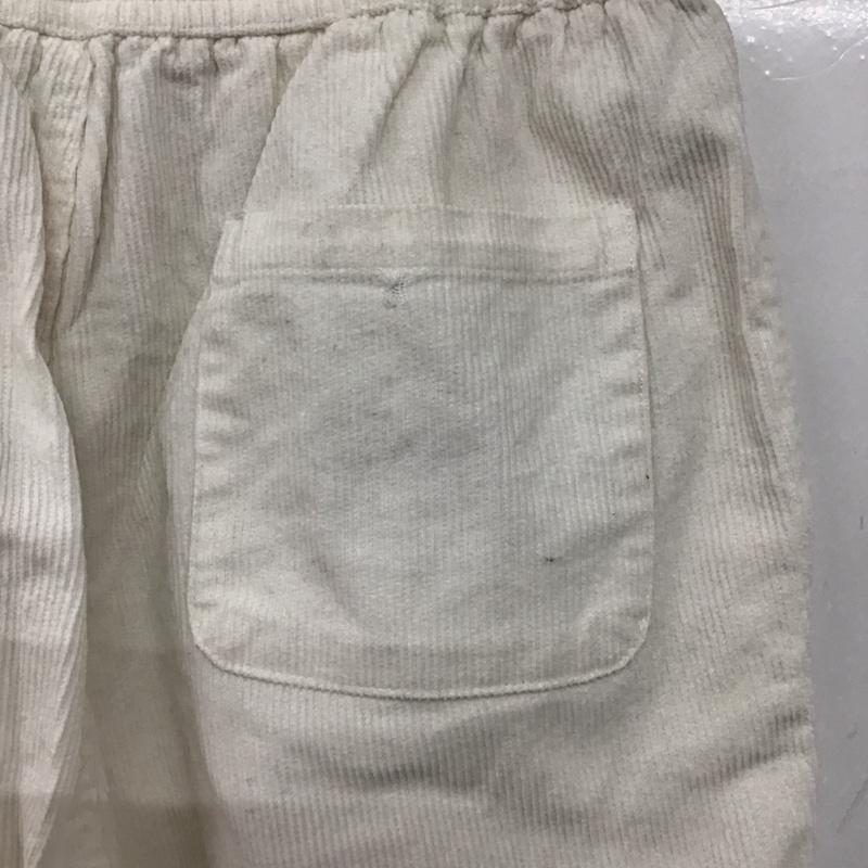 サマンサモスモス Samansa Mos2 パンツ ワークパンツ、ペインターパンツ コーデュロイパンツ ワイドパンツ カジュアルパンツ FREE 無地 白 / ホワイト /  レディース USED 古着 中古 10142468