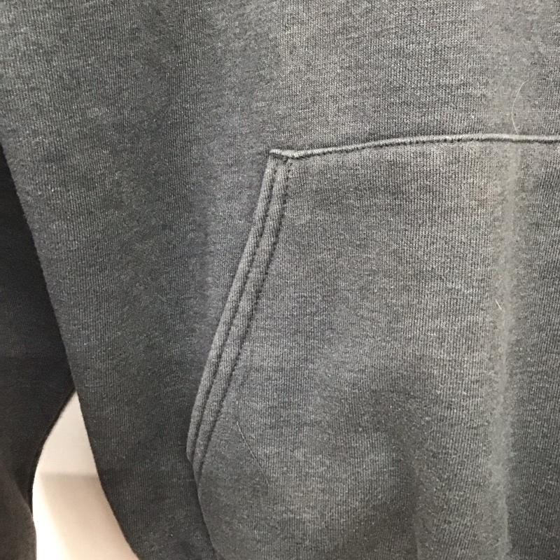 カーハート Carhartt パーカー 長袖 長袖パーカー プルオーバーパーカー スウェット L ロゴ、文字 灰 / グレー /  メンズ USED 古着 中古 10132188