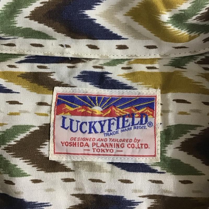 古着 USED シャツ、ブラウス 半袖 LUCKY FIELD オープンカラーシャツ 開襟 レーヨン FREE 総柄 マルチカラー / マルチカラー /  メンズ USED 古着 中古 10116810